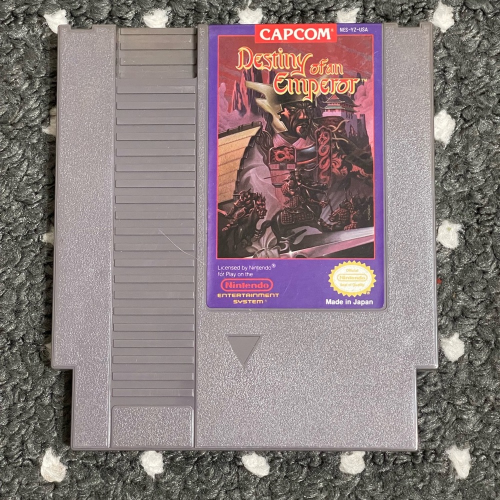 DESTINY OF AN EMPEROR NINTENDO NES VIDEO GAME